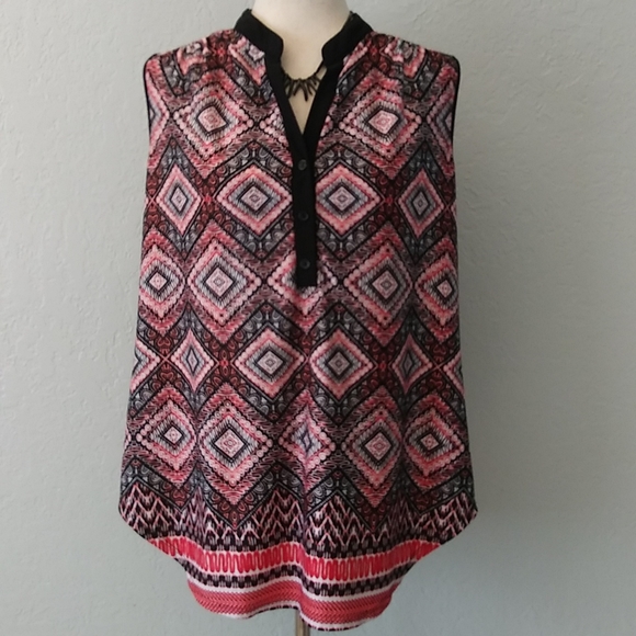 Per Seption Women Tops - Per Seption Women Sleeveless Top Size 1X